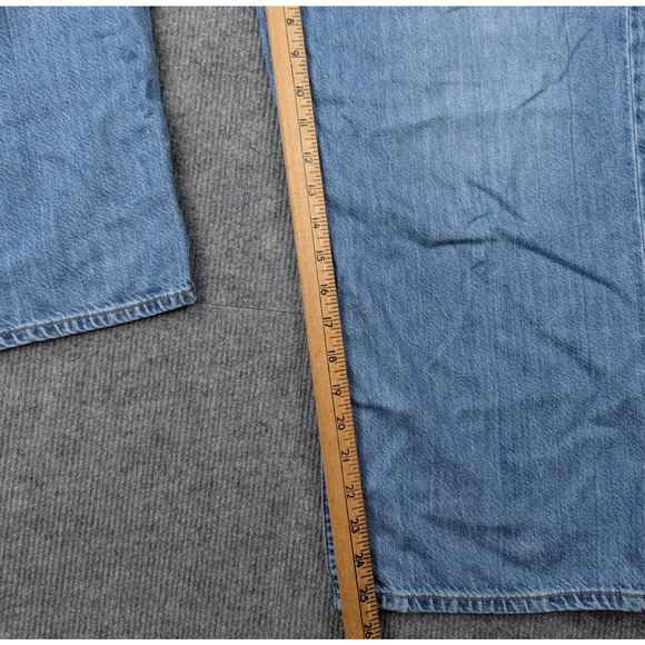 Rag & Bone Lori Mid Rise Crop Jeans Womens 32 Featherweight Wide Leg Relaxed - Picture 9 of 9